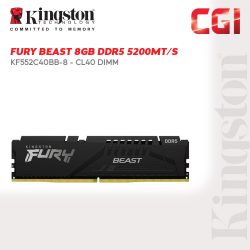 Kingston FURY Beast DDR5 8GB DDR5-5200 CL40 288-Pin DIMM - KF552C40BB-8