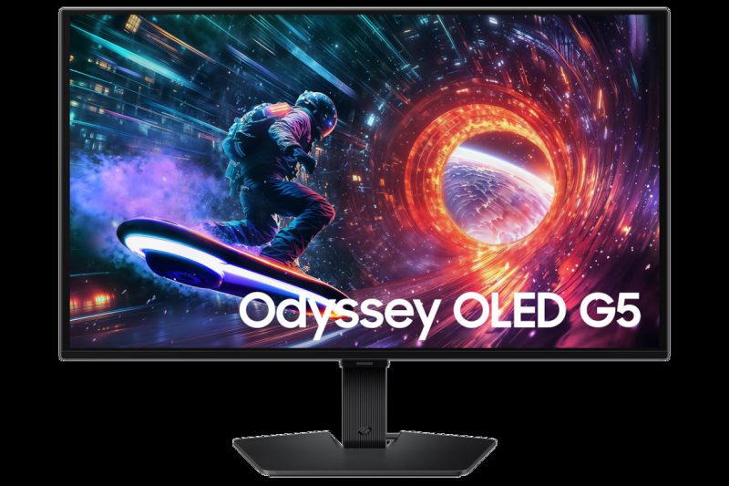 Samsung 27" Odyssey LS27FG502SEXXS QD-OLED G5 G50SF QHD HDR10 G-Sync Freesync 180Hz 0.03ms Gaming Monitor