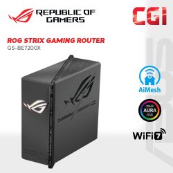 Asus ROG Strix GS-BE7200X Dual-band WiFi 7 160MHz 5GHz 20G 7200 Mbps Parental Control AiMesh Ultimate Gaming Router