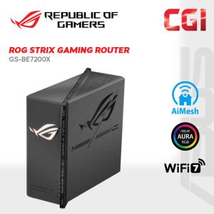 Asus ROG Strix GS-BE7200X Dual-band WiFi 7 160MHz 5GHz 20G 7200 Mbps Parental Control AiMesh Ultimate Gaming Router