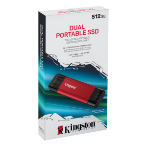 Kingston Dual Portable Solid-State Drive USB 3.2 Gen 2 SPSD/2TB