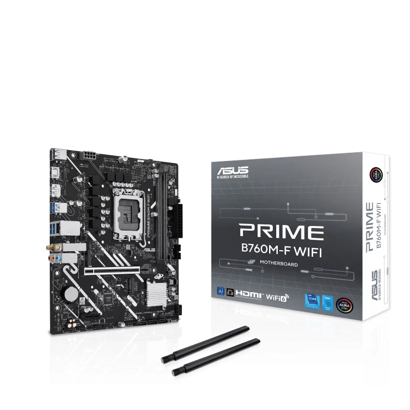 Asus Prime B760M-F WiFi DDR5 BUNDLE Intel 12th/14th Gen Processor