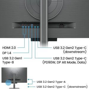 cdaf894a35cf1595390857de8d78e37c.jpeg BenQ 31.5" RD320U IPS 4K HDR10 60Hz 5ms Built-In Speaker USB-C Ergonomic Programming Monitor with MoonHalo Backlight