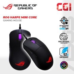 Asus P524 ROG Harpe Mini Core 1000Hz 12000dpi Wired Gaming Mouse - Black
