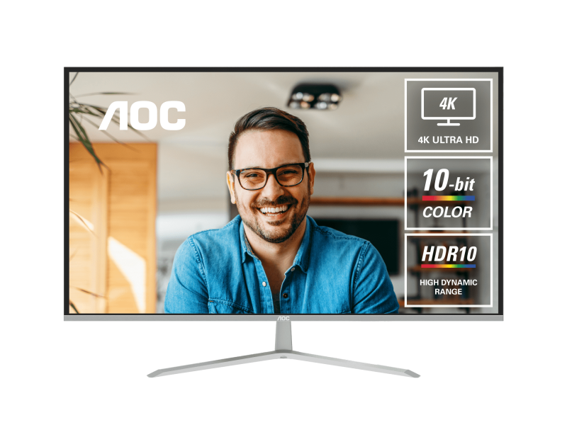 AOC 31.5" U32V11N VA 4K UHD HDR10 60Hz 4ms Monitor