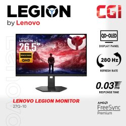 Lenovo 26.5" Legion PRO 27Q-10 QD-OLED QHD 280Hz 0.03ms Legion Pro Monitor