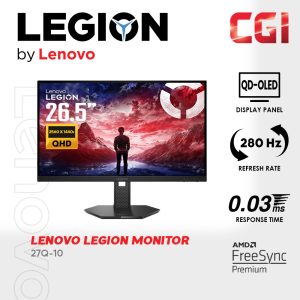Lenovo 26.5" Legion PRO 27Q-10 QD-OLED QHD 280Hz 0.03ms Legion Pro Monitor