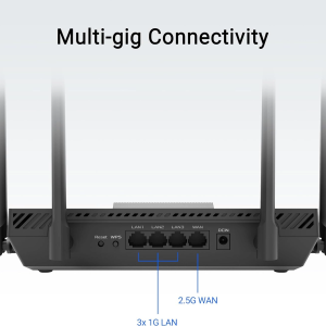Asus RT-BE50 Dual-band WiFi 7 160MHz 5GHz 3600 Mbps Worry-Free Smart Home WiFi Router