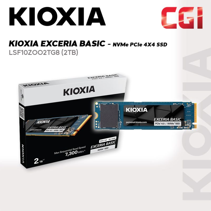 7159d2538c9521fe1594ab41dbd997cb.jpeg Kioxia Exceria Basic 2TB NVMe PCIe 4x4 SSD - LSF10Z002TG8