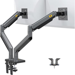 North Bayou G35 Dual Arm Desktop Flexi-Mount for 22"-32" Black
