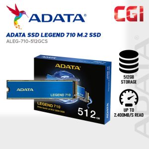 a58fcc40368f2dc0a08a434dbf334a96.jpeg ADATA SSD LEGEND 710 M.2 2280 512GB (GAMING) ALEG-710-512GCS