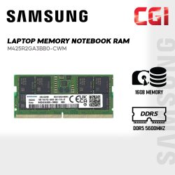 SAMSUNG 16GB DDR5 5600MHz 262Pin Laptop Memory Notebook RAM 1.1V SODIMM - M425R2GA3EB0-CWM