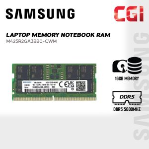 SAMSUNG 16GB DDR5 5600MHz 262Pin Laptop Memory Notebook RAM 1.1V SODIMM - M425R2GA3EB0-CWM