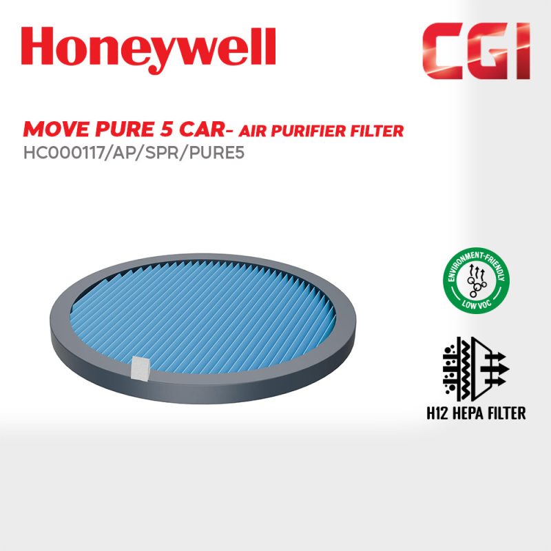 Honeywell Move Pure 5 Car Air Purifier Filter - HC000117/AP/SPR/PURE5