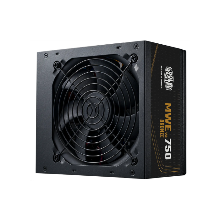 Cooler Master MWE Bronze 750W V3 ATX 3.1 Non-Modular PSU - MPE-7501-ACABW-3BUK