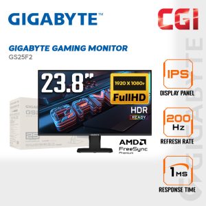 2d247410238f72d086c0f7f4743453eb.jpeg GIGABYTE 24.5" GS25F2 FHD HDR10 IPS AMD FreeSync 200Hz 1ms Ergonomic Gaming Monitor
