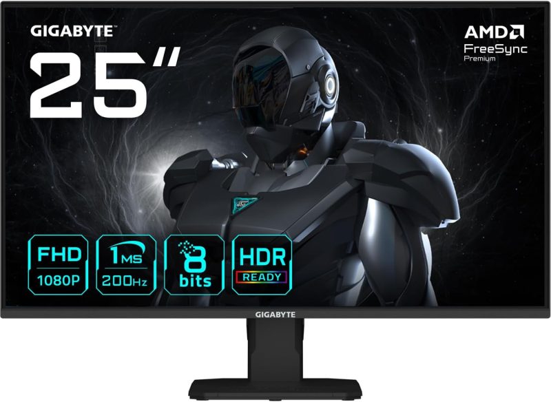3940129df5fd8ad57f3a584b0c4ad144.jpeg GIGABYTE 24.5" GS25F2 FHD HDR10 IPS AMD FreeSync 200Hz 1ms Ergonomic Gaming Monitor