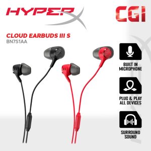 HyperX Cloud Earbuds III S Gaming Earphones with Surround Sound with Mic - BN7S1AA / BN7S2AA