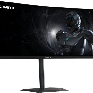 GIGABYTE 34" G34WQC2 WQHD HDR400 VA AMD FreeSync 200Hz 1ms Ergonomics Curved Gaming Monitor