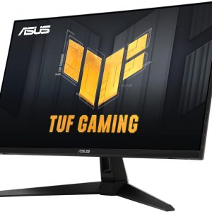 ASUS 27" VG27UQEL5A TUF Gaming Monitor (4K | Fast IPS | HDR10 | Adaptive Sync | 4K 80Hz or FHD 310Hz | Speaker | Ergonomic）