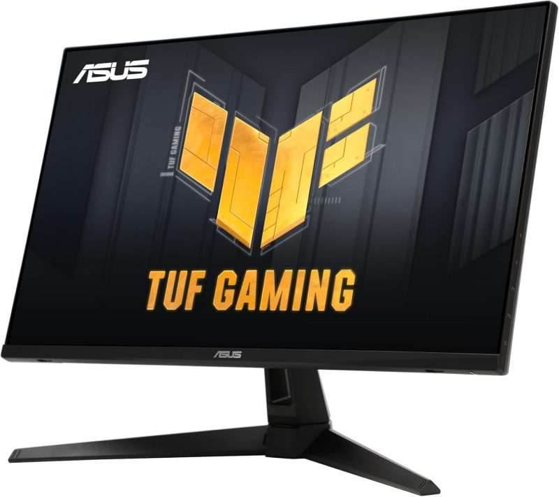 ASUS 27" VG27UQEL5A TUF Gaming Monitor (4K | Fast IPS | HDR10 | Adaptive Sync | 4K 80Hz or FHD 310Hz | Speaker | Ergonomic）