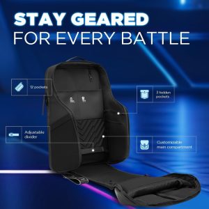Lenovo Legion 16" GB700 Gaming Backpack (GX41M53147) | Weather Resistant | Anti Theft Fidlock | 20L Capacity
