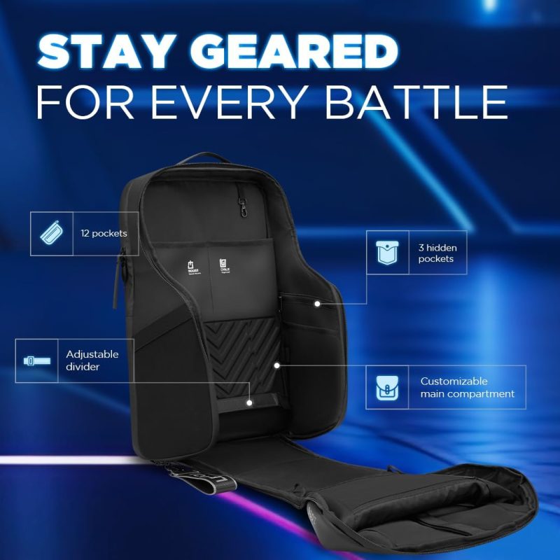 Lenovo Legion 16" GB700 Gaming Backpack (GX41M53147) | Weather Resistant | Anti Theft Fidlock | 20L Capacity
