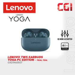 Lenovo TWS Earbuds YOGA PC Edition - Tidal Teal GXD1N63507