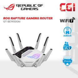 [NEW ARRIVAL] ASUS ROG Rapture GT-BE19000AI Tri-band WiFi 7 Gaming Router ( 19Gbps | Dual 10G Ports | AI Core | AiMesh | Aura RGB )