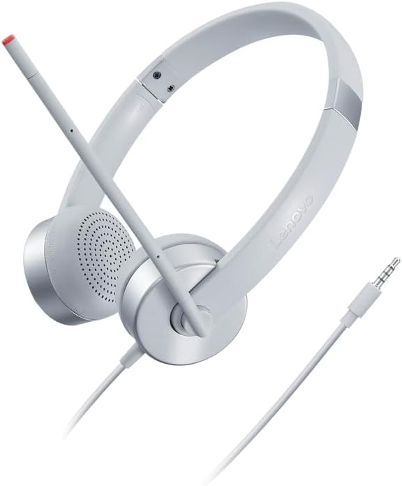 Lenovo 100 VOIP Stereo Analogue Wired Headset - GXD1B60597