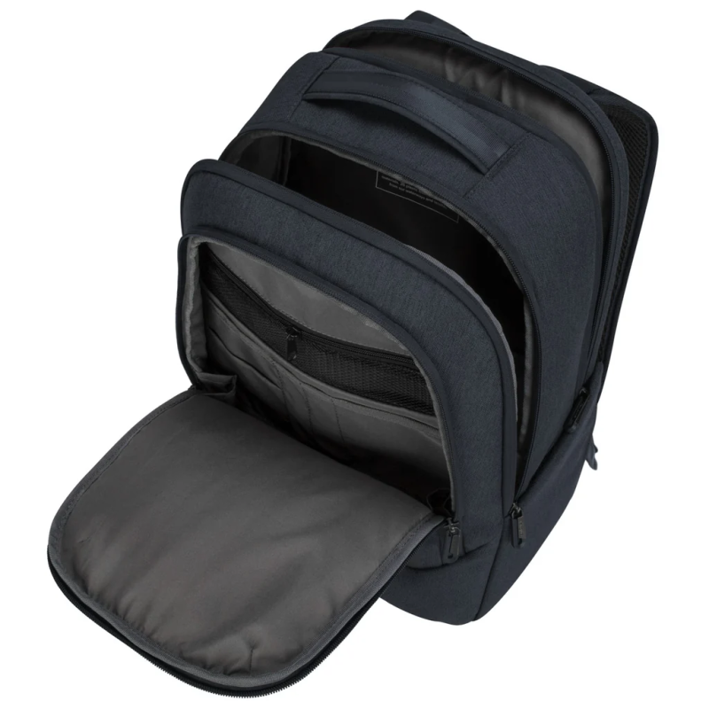 Targus Cypress EcoSmart 15.6" Slim Hero Backpack (Navy) TBB58601GL-71 | 16" Laptop Compartment | Eco-Friendly | Lifetime Warranty