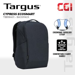 Targus Cypress EcoSmart 15.6" Slim Hero Backpack (Navy) TBB58601GL-71 | 16" Laptop Compartment | Eco-Friendly | Lifetime Warranty