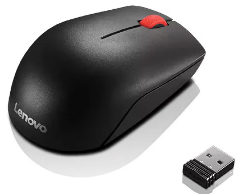 Lenovo Essential Compact 1000 DPI Wireless Mouse - 4Y50R20864