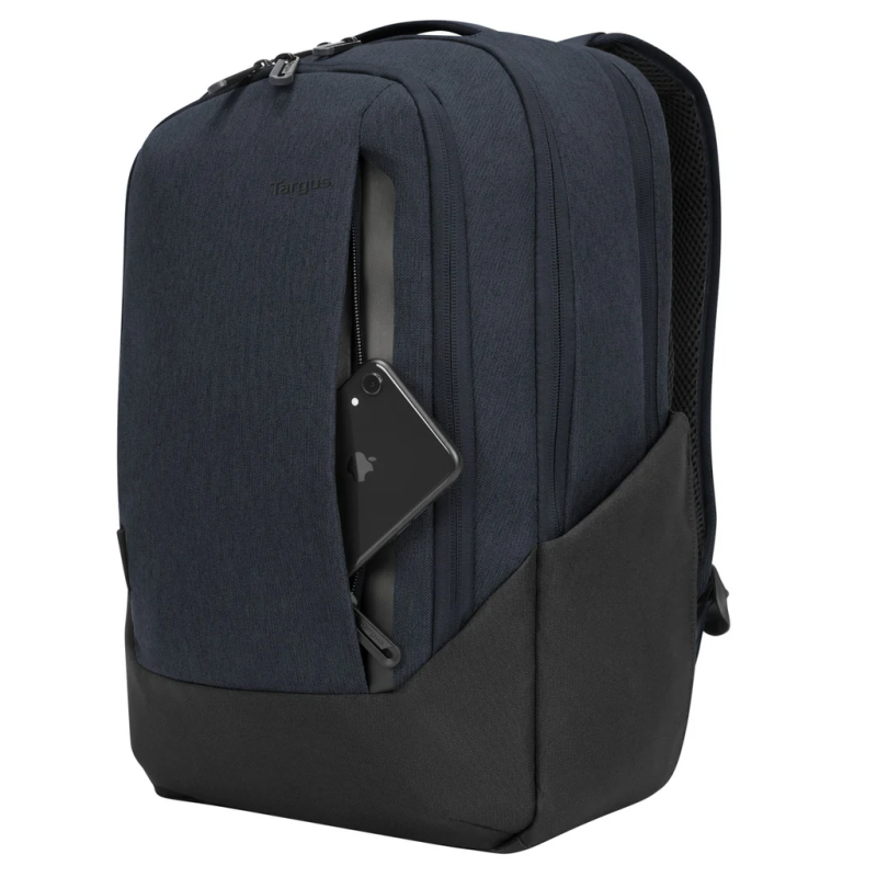 Targus Cypress EcoSmart 15.6" Slim Hero Backpack (Navy) TBB58601GL-71 | 16" Laptop Compartment | Eco-Friendly | Lifetime Warranty