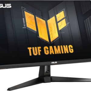 ASUS 27" VG27UQEL5A TUF Gaming Monitor (4K | Fast IPS | HDR10 | Adaptive Sync | 4K 80Hz or FHD 310Hz | Speaker | Ergonomic）
