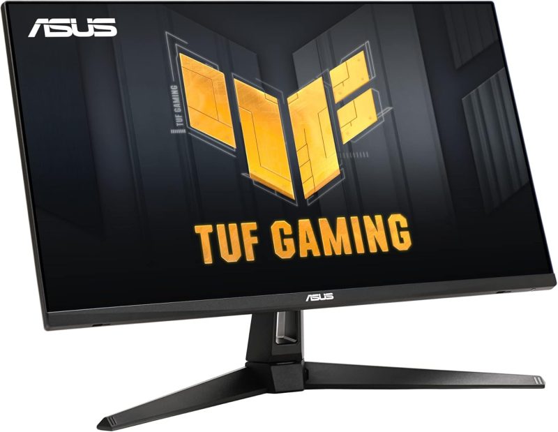 ASUS 27" VG27UQEL5A TUF Gaming Monitor (4K | Fast IPS | HDR10 | Adaptive Sync | 4K 80Hz or FHD 310Hz | Speaker | Ergonomic）