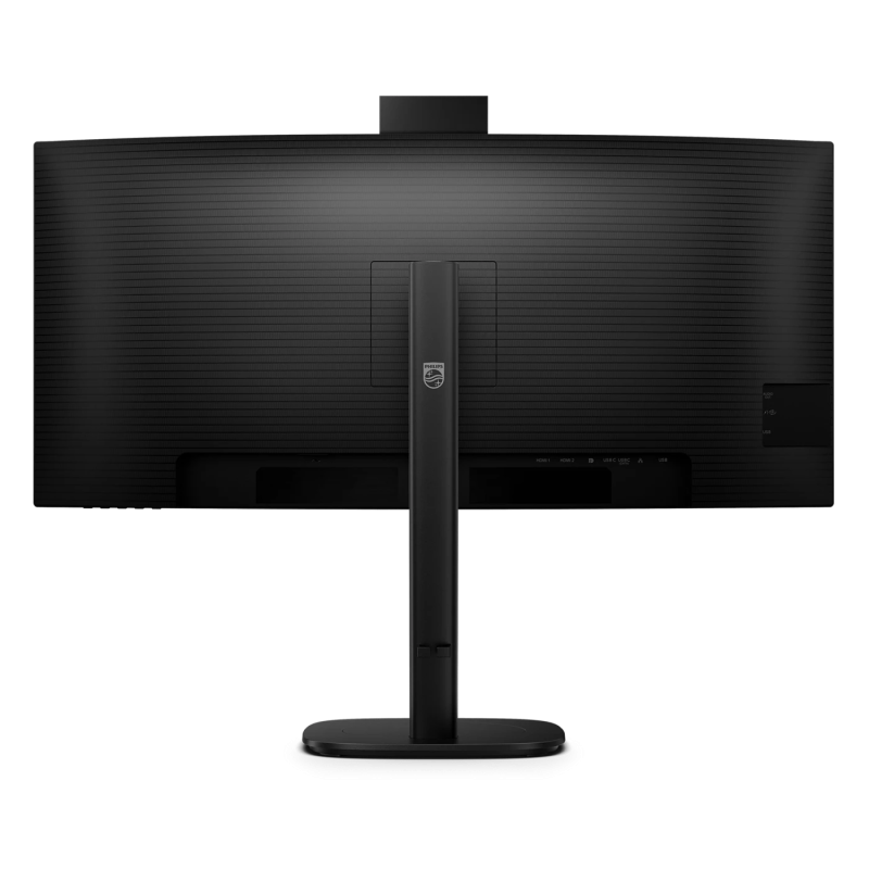 Philips 34" 34B2U3600CH Ultrawide Curved Monitor (UWQHD | HDR10 | VA | 120Hz | 4ms | USB-C | Pop-Up Webcam | Speaker | HAS)