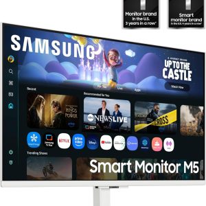 Samsung 32" M5 M50F LS32FM500EEXXS ( VA, FHD, 60Hz, 4ms, Tizen OS ) Smart Monitor with Speaker