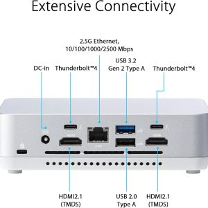NUC 14 Pro+ Slim (Intel® Core™ Ultra 9) (Barebone Silver) RNUC14RVSU900000I