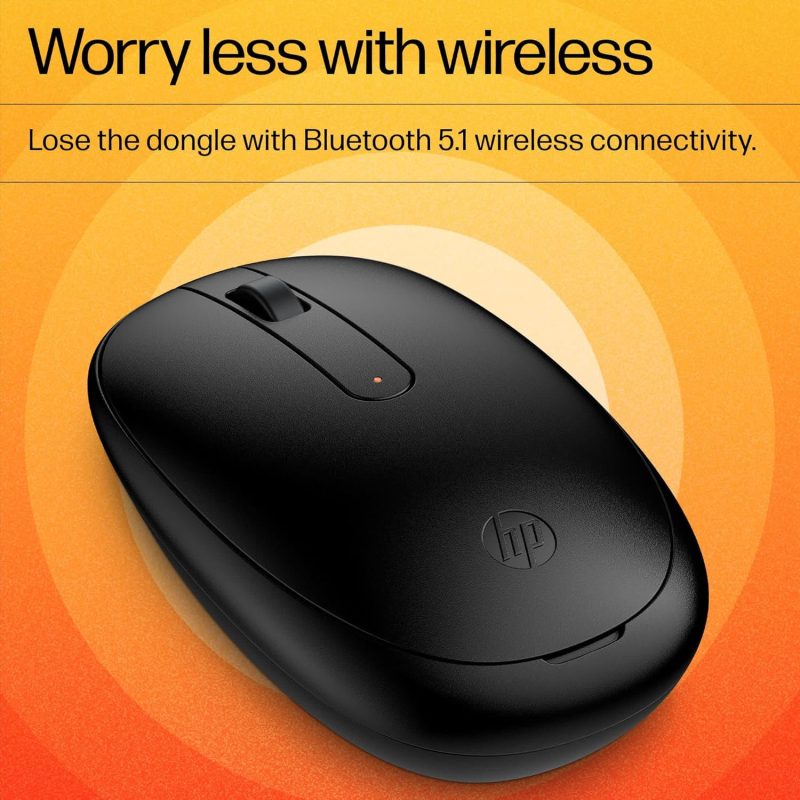 HP 240 1,600 DPi Black Bluetooth Mouse - 3V0G9AA