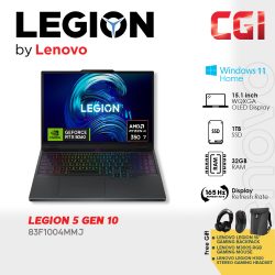 Lenovo Legion 5 15AKP10 83F1004MMJ ( Ryzen Ai 7 350, RTX5060, 2x16GB, 1TB, 15.1" WQXGA OLED 165Hz, W11H ) 2Y Legion Gaming Laptop