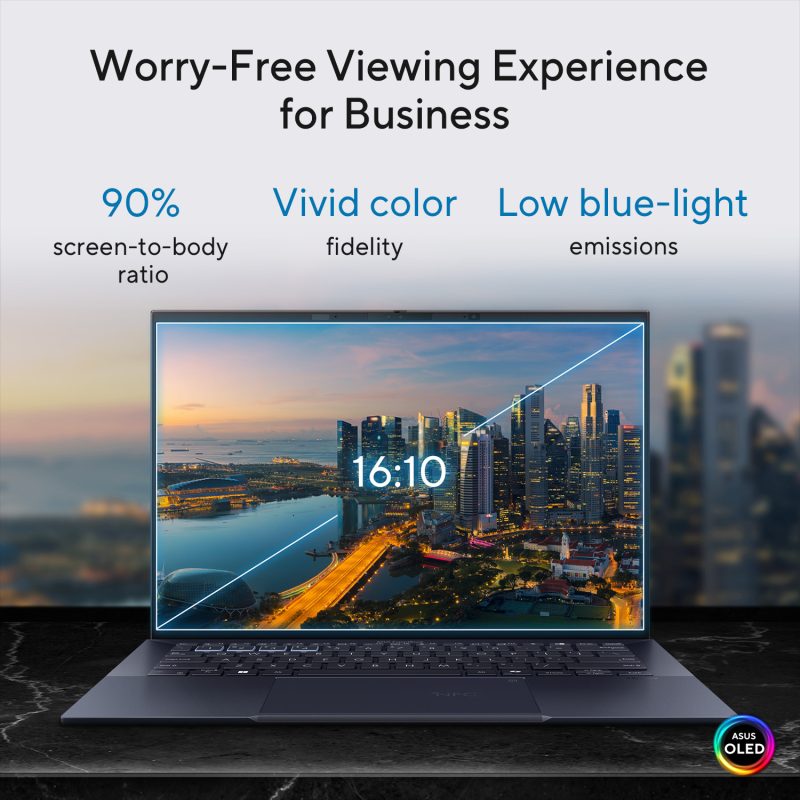 Asus 14" ExpertBook B9 OLED B9403 Laptop Core 5 120U 32GB 512GB WQXGA+ Win11Pro 3Y Onsite - B9403CV-ARPP2085X