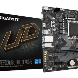 Gigabyte B760M H DDR4 LGA 1700 Integrated Graphics Micro ATX Motherboard