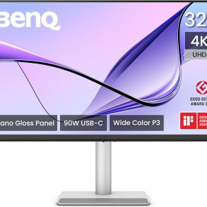 717b4557d1c85a90a73fe390ae34489a.jpeg BenQ 31.5" MA320UP 4K IPS Nano Matte Monitor - 97% P3 Color Gamut, 90W USB-C Power Delivery, Ergonomic Stand