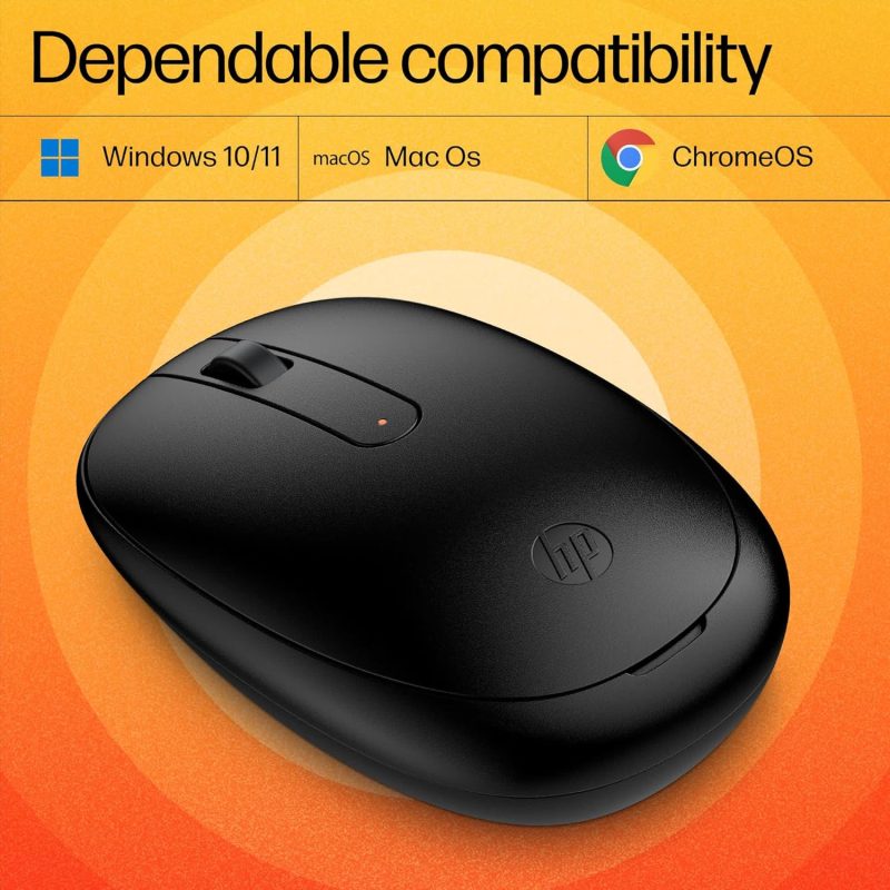 HP 240 1,600 DPi Black Bluetooth Mouse - 3V0G9AA