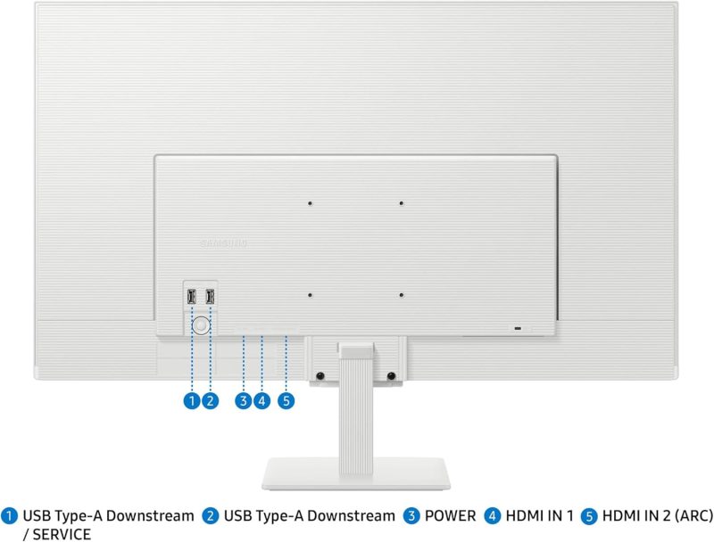 Samsung 32" M5 M50F LS32FM500EEXXS ( VA, FHD, 60Hz, 4ms, Tizen OS ) Smart Monitor with Speaker