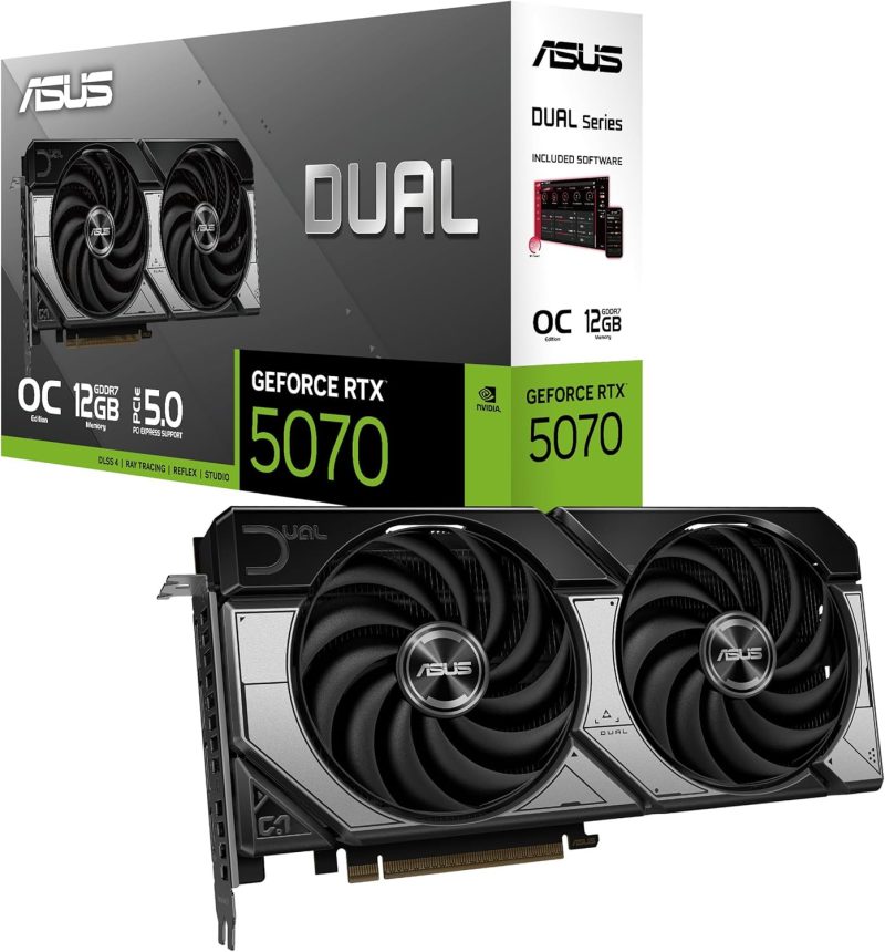 ASUS Dual GeForce RTX™ 5070 12GB GDDR7 OC Edition Graphic Card