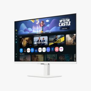 Samsung 27" M5 M50F LS27FM501EEXXS ( IPS, FHD, HDR10, 60Hz, 5ms, Tizen OS ) Smart Monitor with Speaker