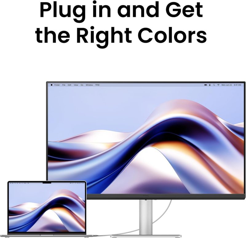 d77bb389edb757698b72880c75b7d5f6.jpeg BenQ 31.5" MA320UP 4K IPS Nano Matte Monitor - 97% P3 Color Gamut, 90W USB-C Power Delivery, Ergonomic Stand