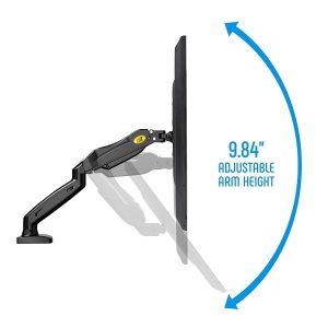 North Bayou F80 Gas Strut 17" - 30" Supported Monitor Mount